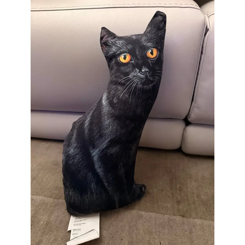 Rare Vintage Bombay company black cat with label